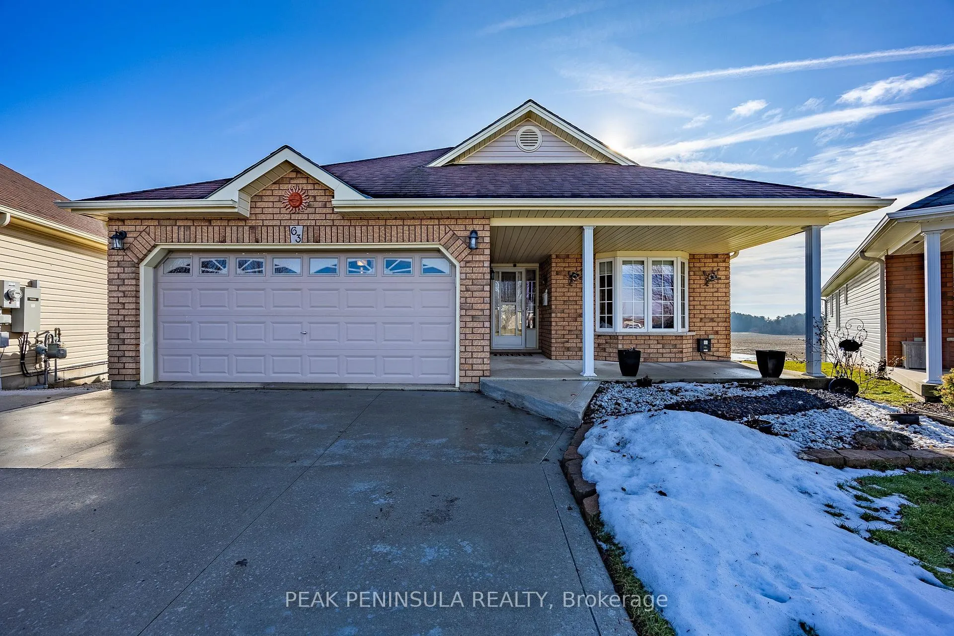 Front of 63 Upper Canada Drive