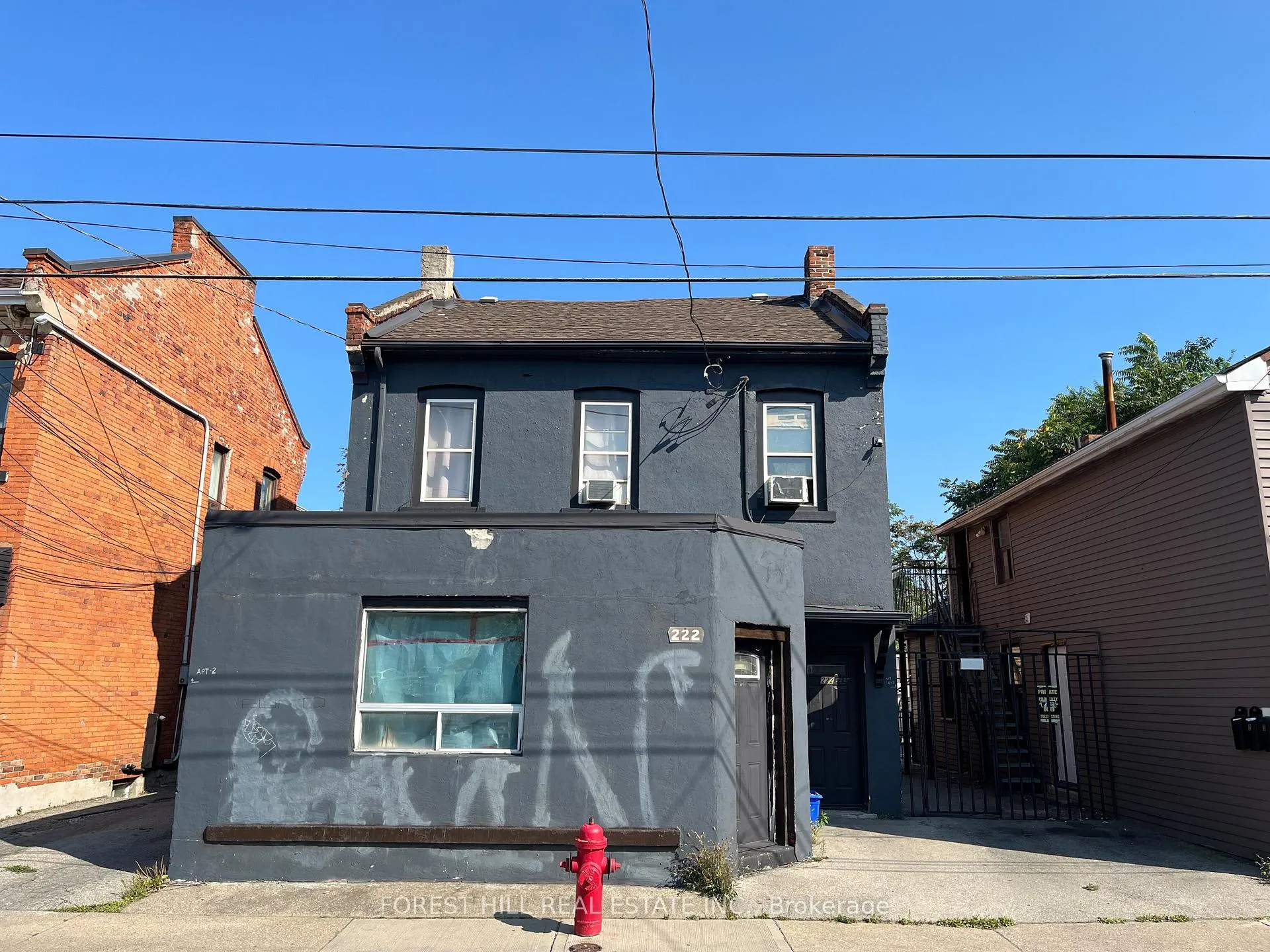 Front of 218-222 John Street N