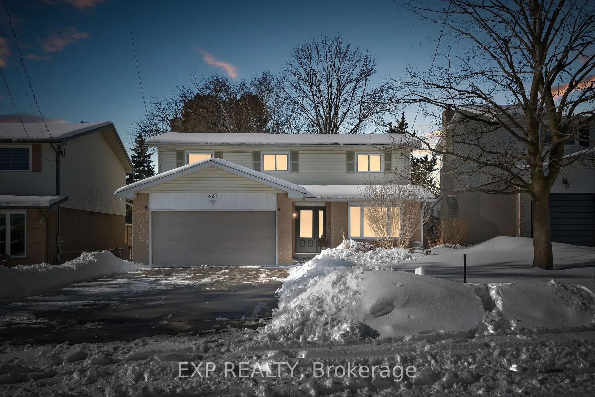 Front of 827 Northwood Drive