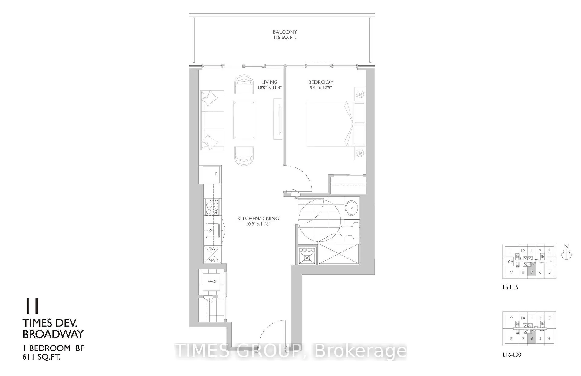 Photo 9 of Unit 807, 65 Broadway Avenue, Toronto, Mount Pleasant West — HOMEH