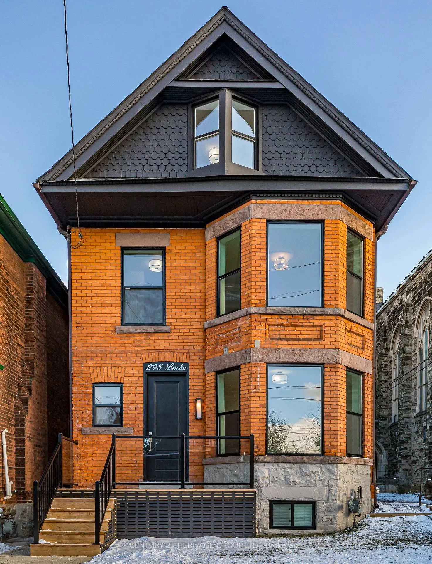 Front of 295 Locke Street S