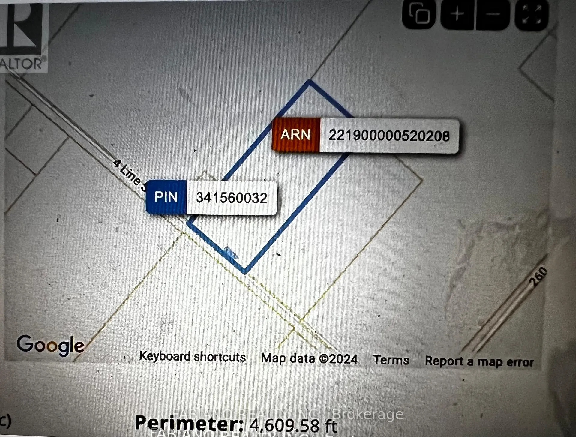 Front of Lot 257 4th Line SW