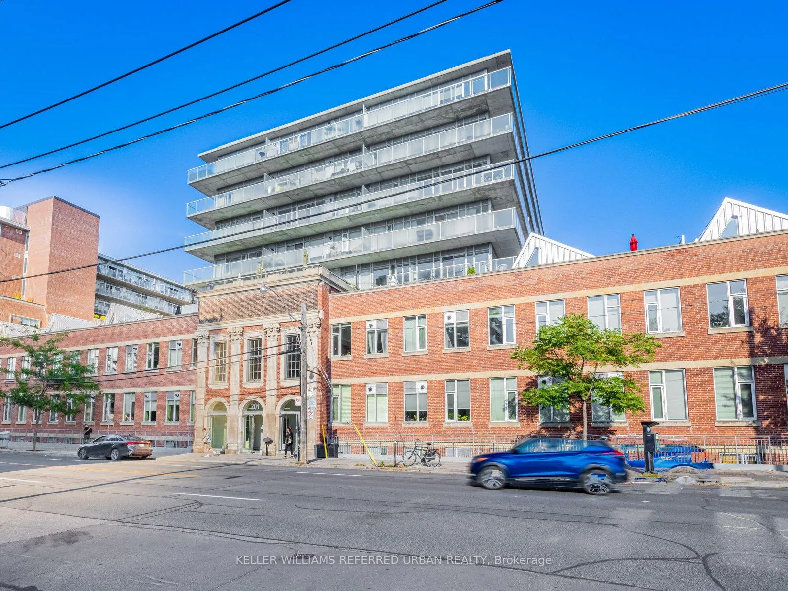Front of Unit 502, 201 Carlaw Avenue