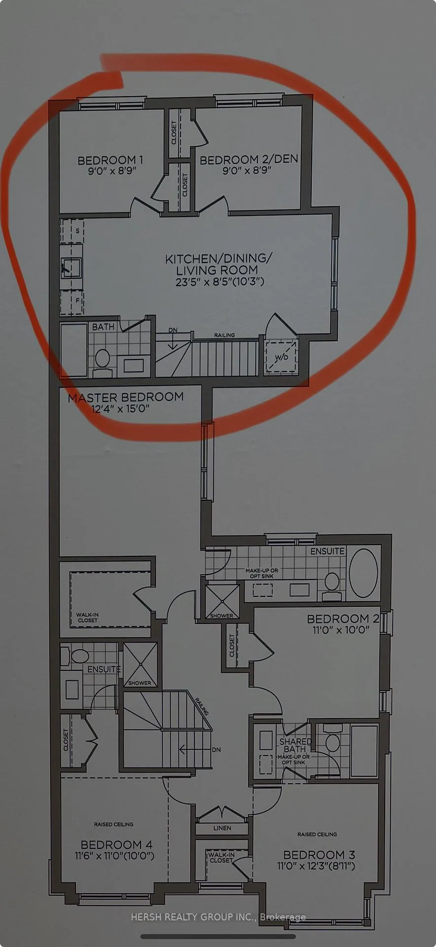 Photo 5 of Unit Coach House, 52 Rustle Woods Avenue, Markham, Cornell — HOMEH