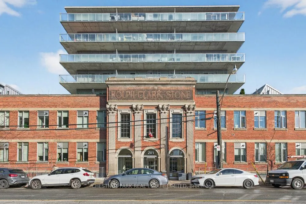 Front of Unit 103, 201 Carlaw Avenue