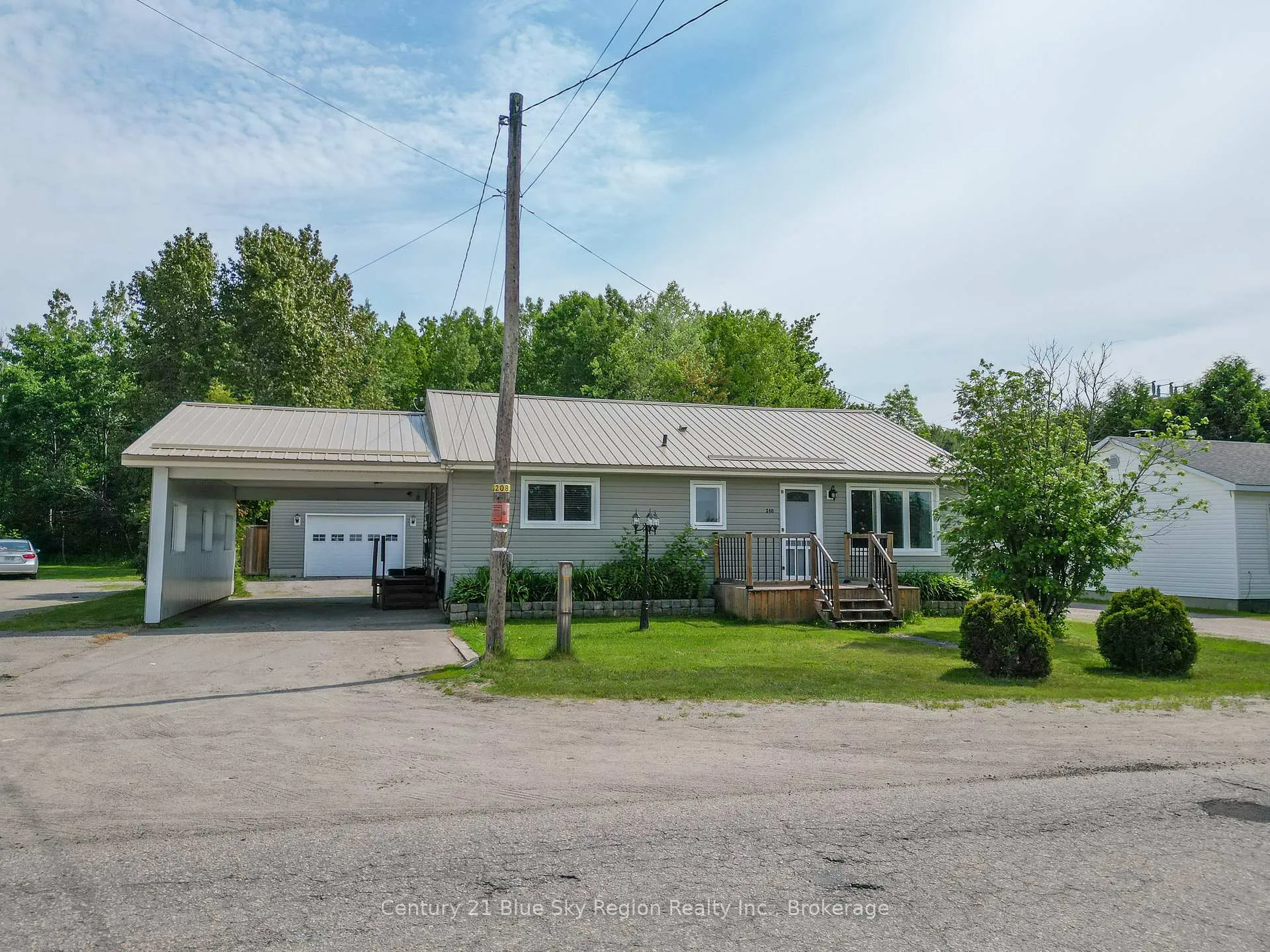 Front of 240 Cache Bay Road