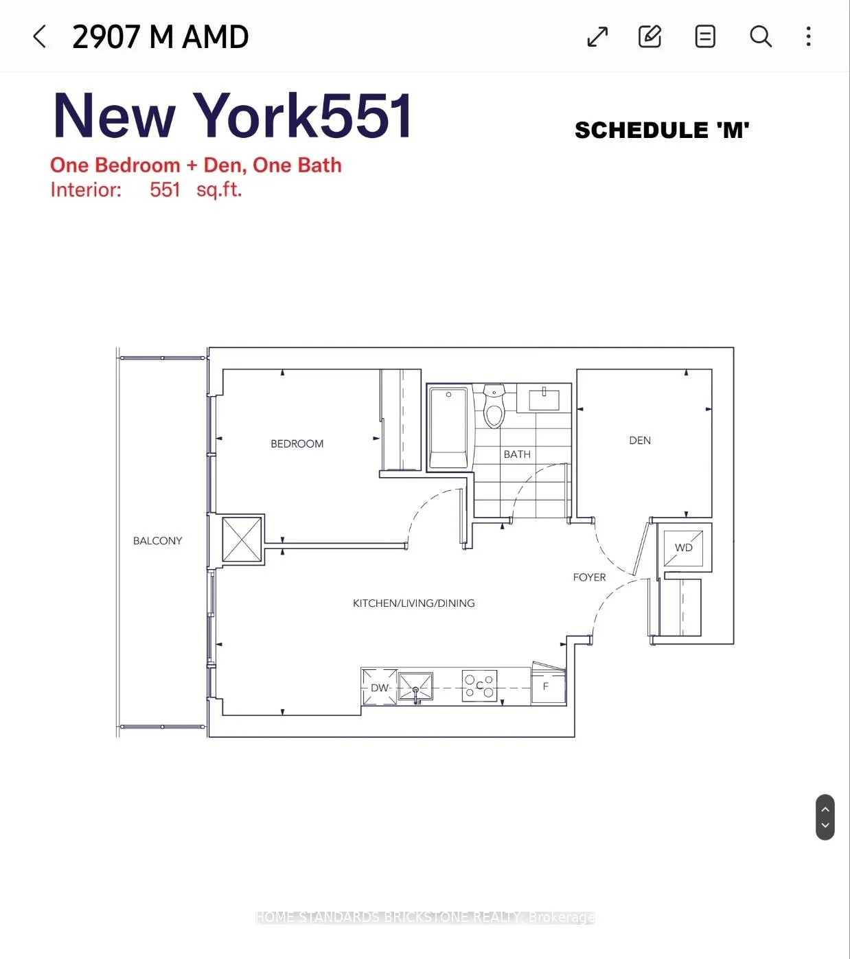 Front of Unit 2907, 225 Commerce Street