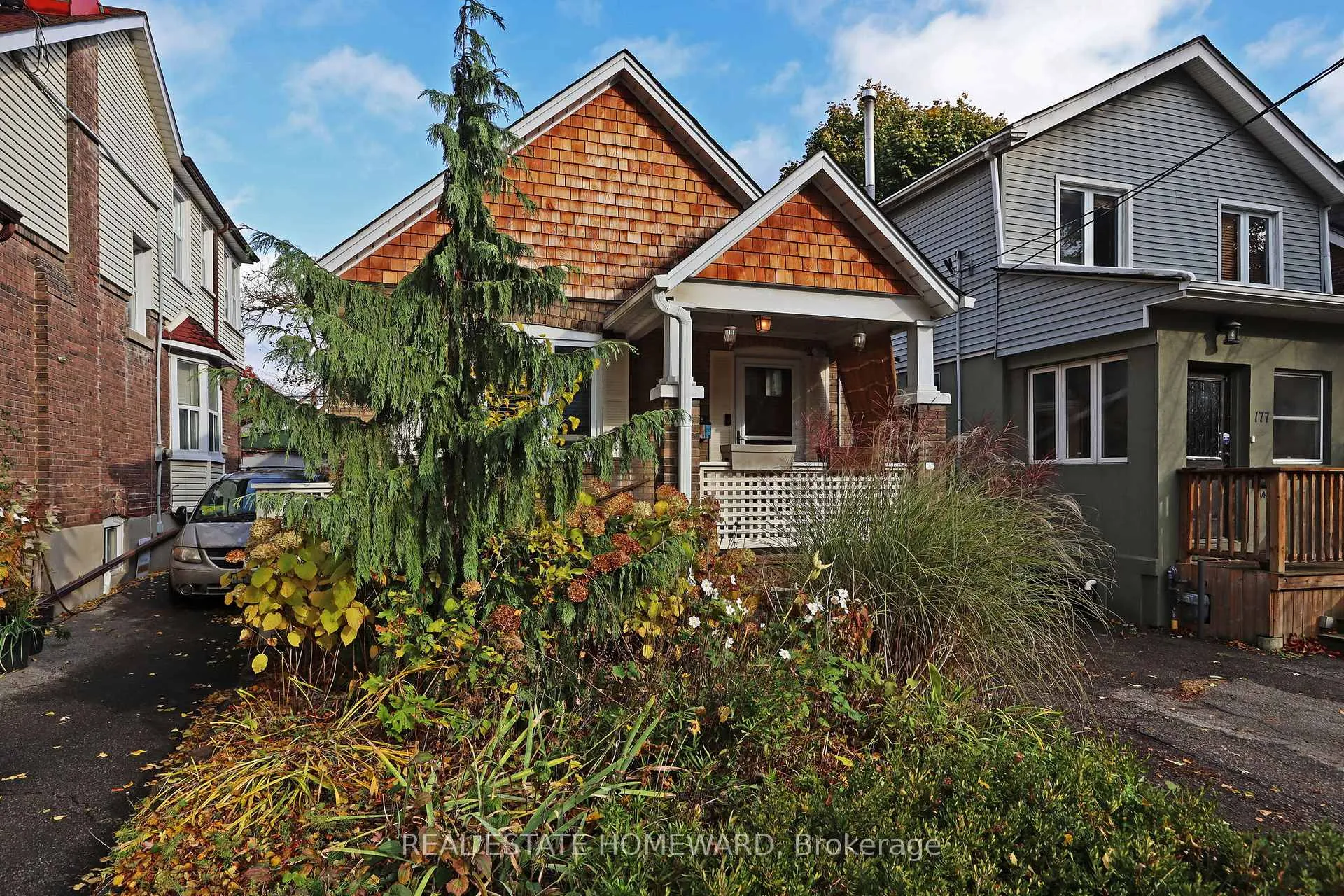Front of 179 Woodfield Road