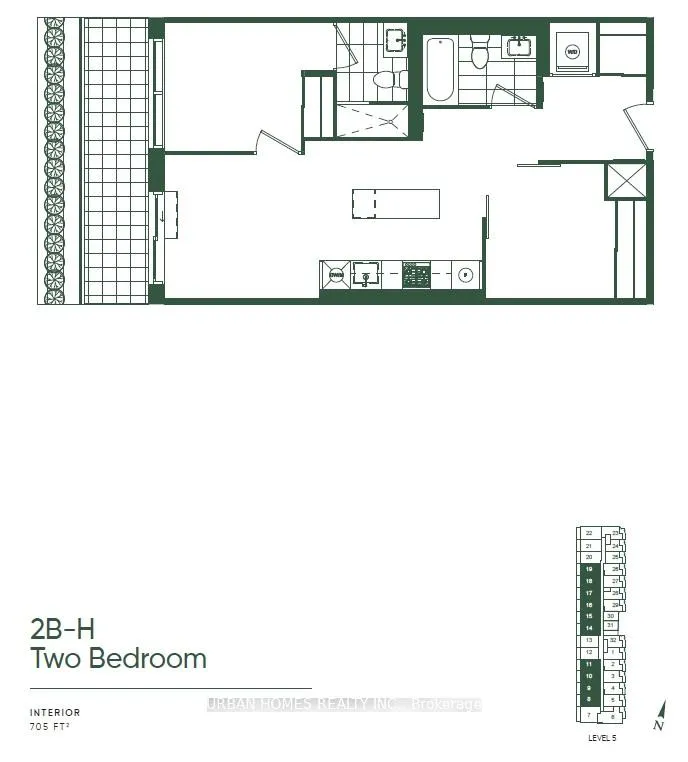 Photo 24 of Unit 509, 1720 Bayview Avenue, Toronto, Mount Pleasant East — HOMEH