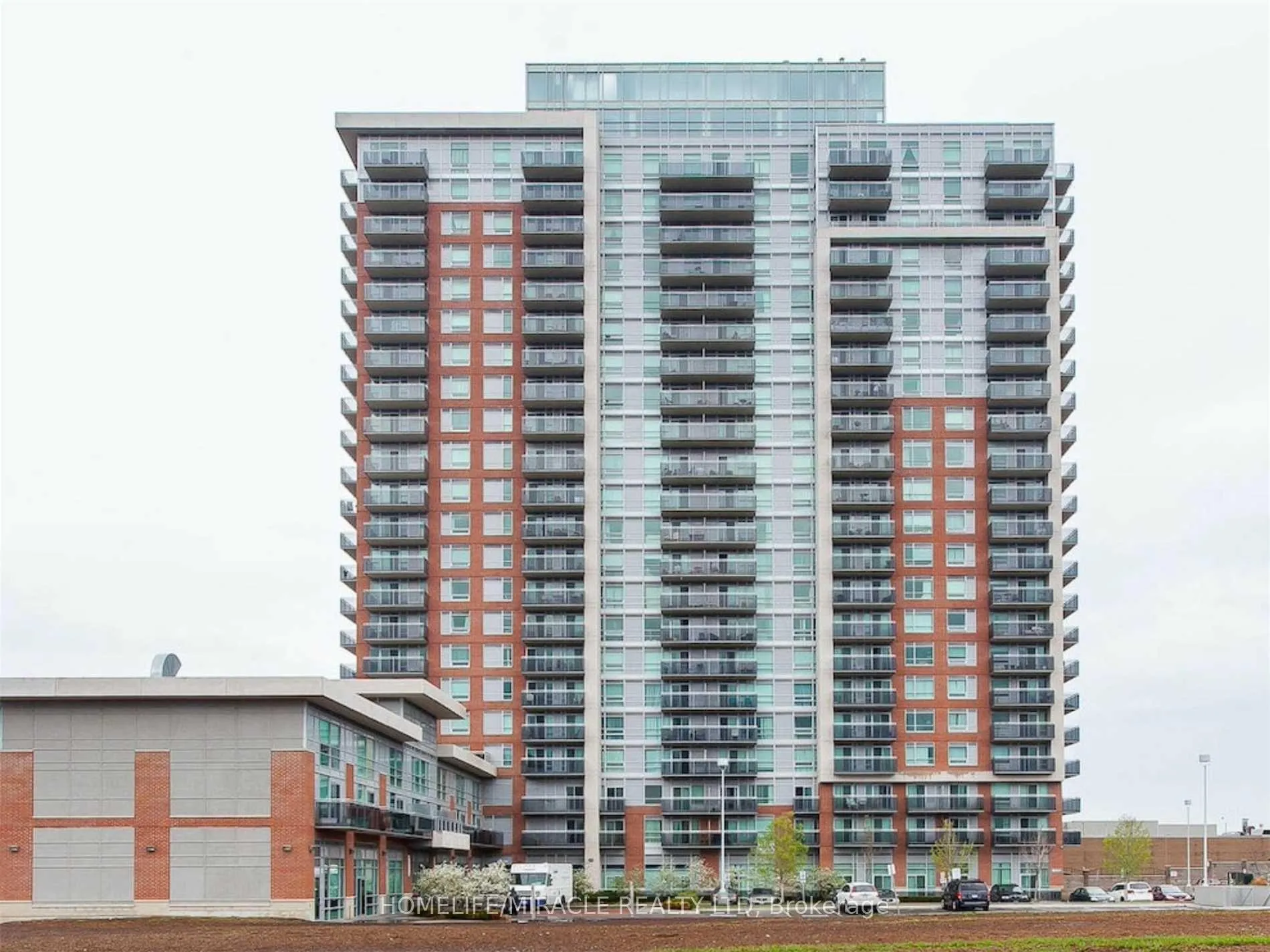Front of Unit 2201, 215 Queen Street E