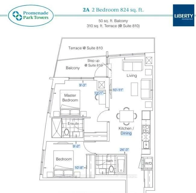 Photo 15 of Unit A2602, 30 Upper Mall Way, Vaughan, Brownridge — HOMEH