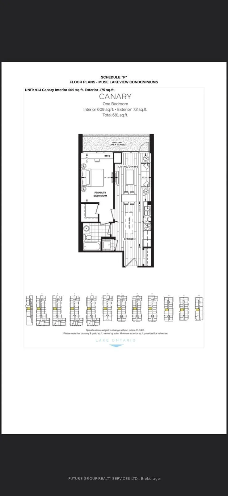 Photo 3 of Unit 913, 461 Green Road, Hamilton, Lakeshore — HOMEH
