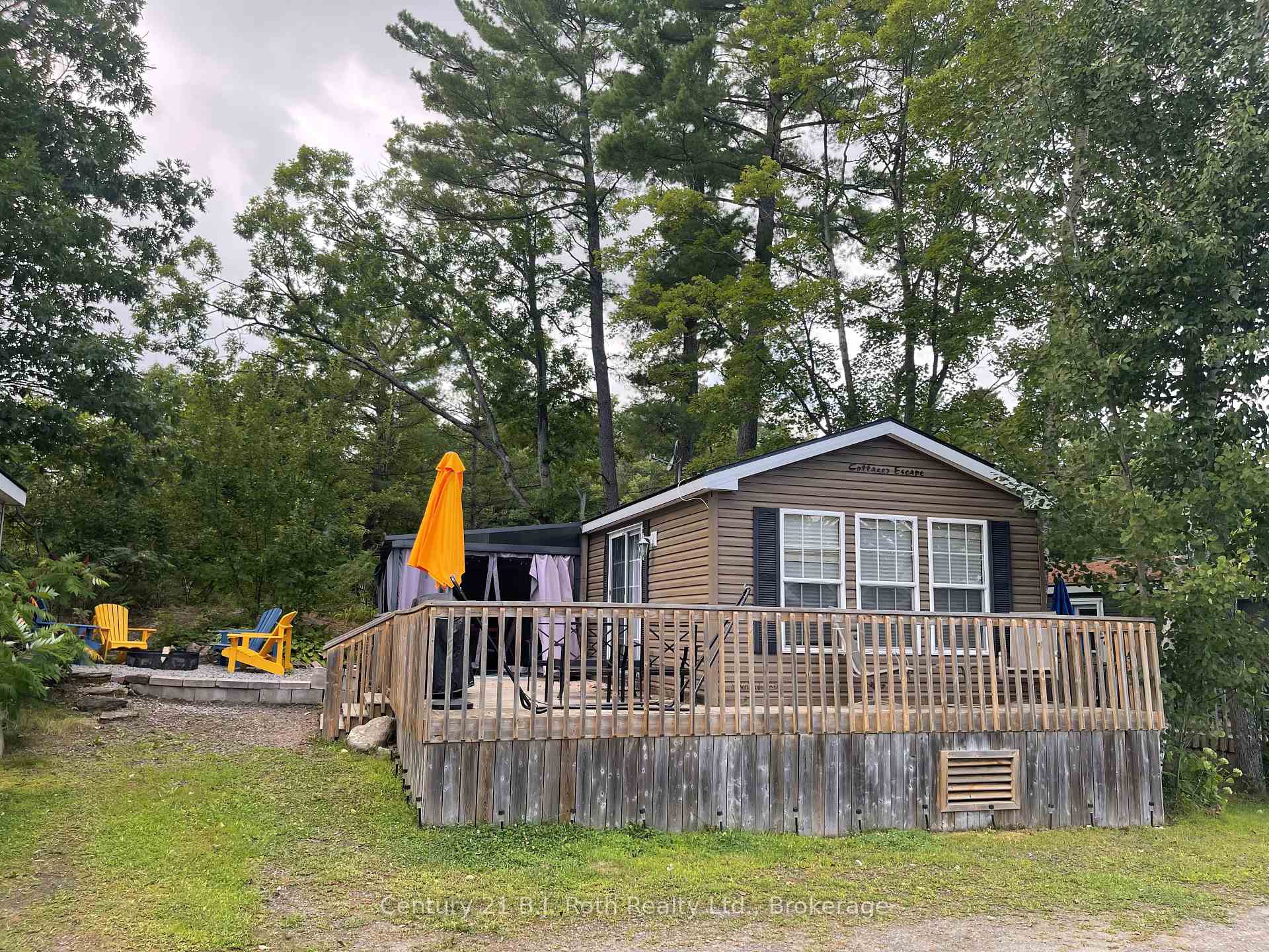 Front of Unit 15 Riverside Village, 1336 South Morrison Lake Road