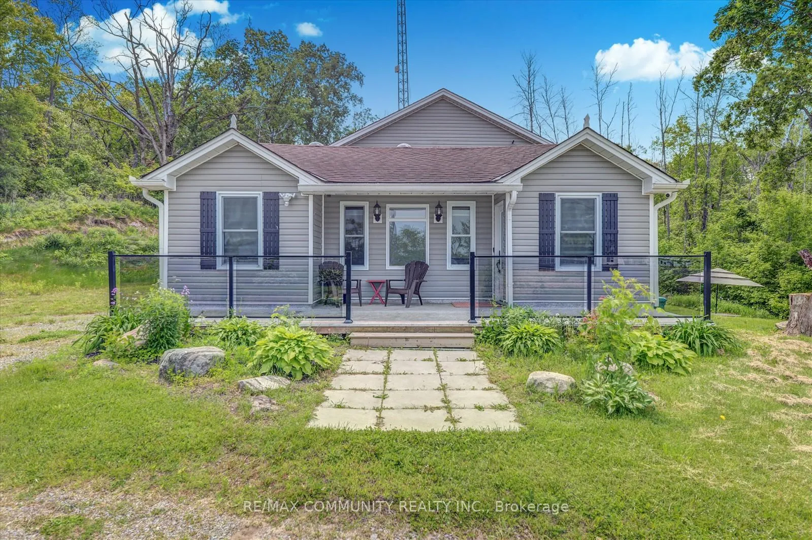 Front of 5661 Rice Lake Scenic Drive