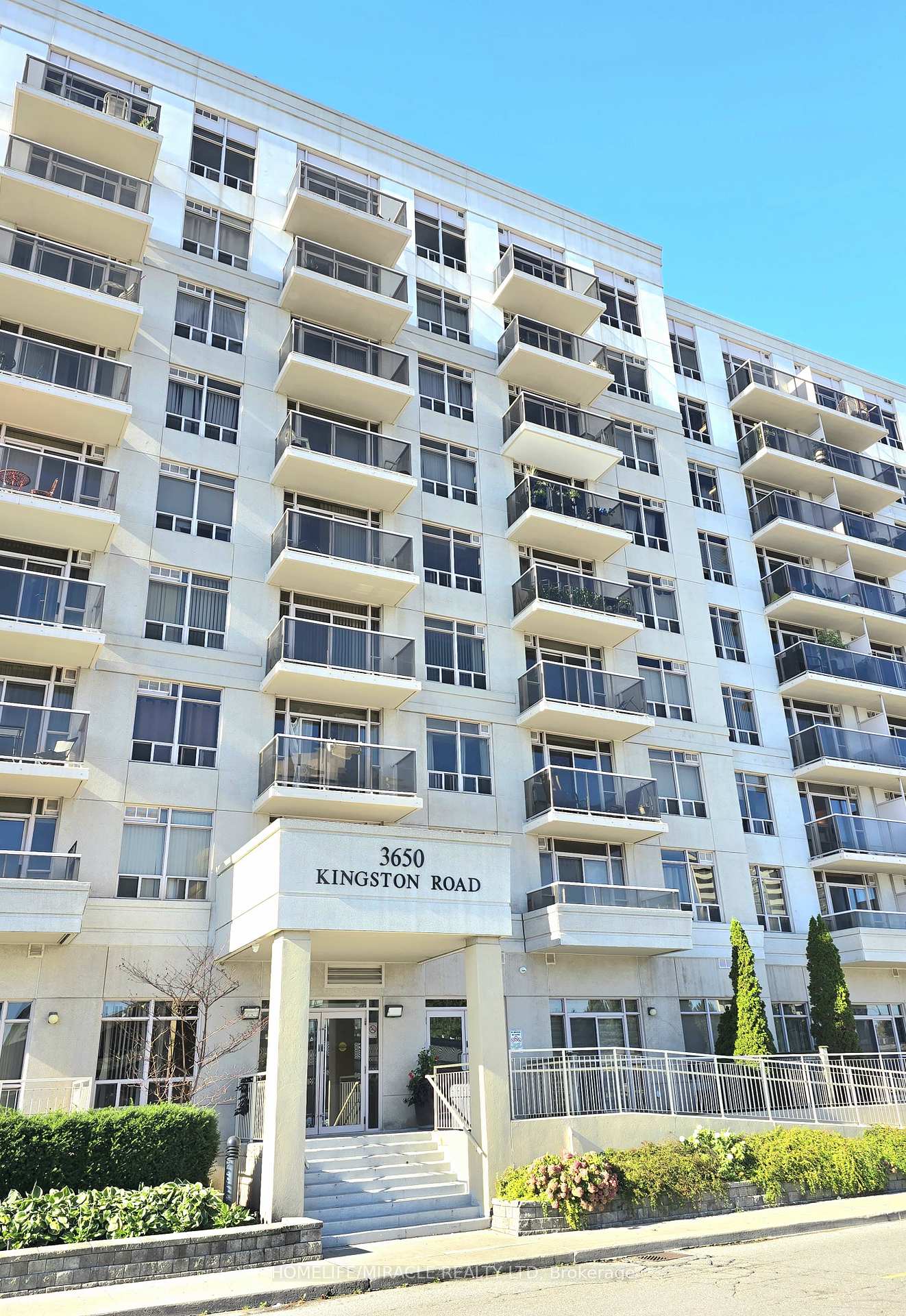 Front of Unit PH01, 3650 Kingston Road
