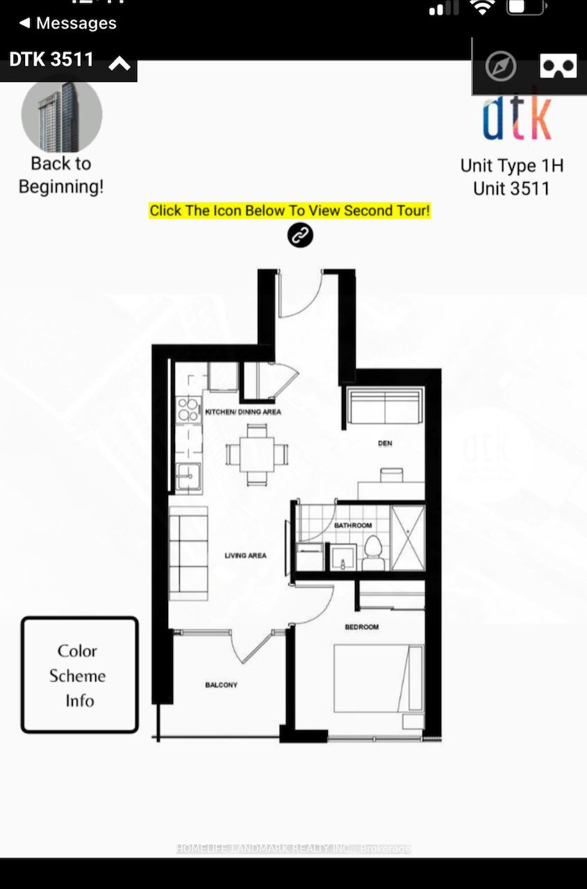 Front of Unit 3511, 60 Frederick Street N