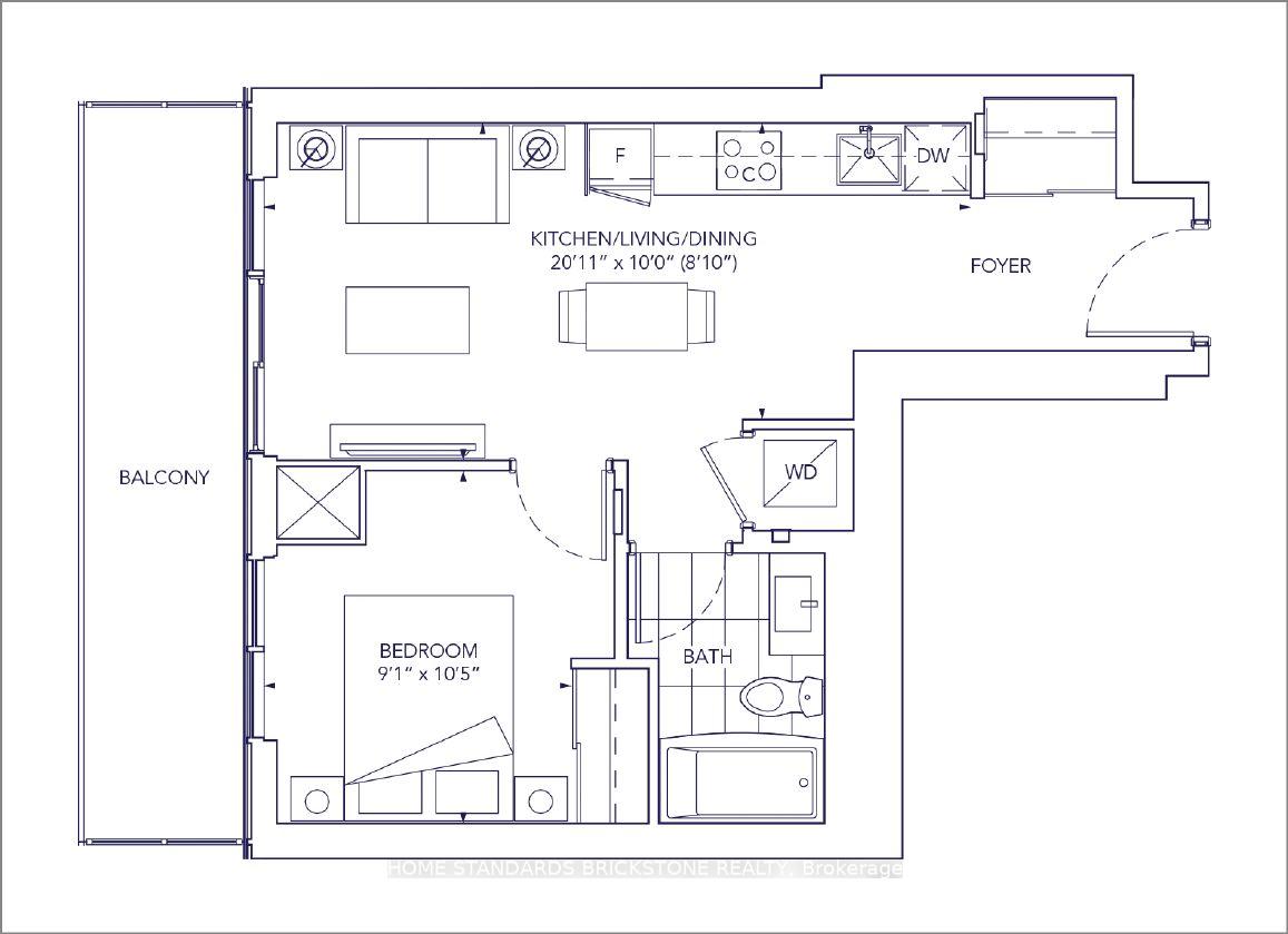 Photo 4 of Unit 3709, 195 Commerce Street, Vaughan, Vaughan Corporate Centre — HOMEH