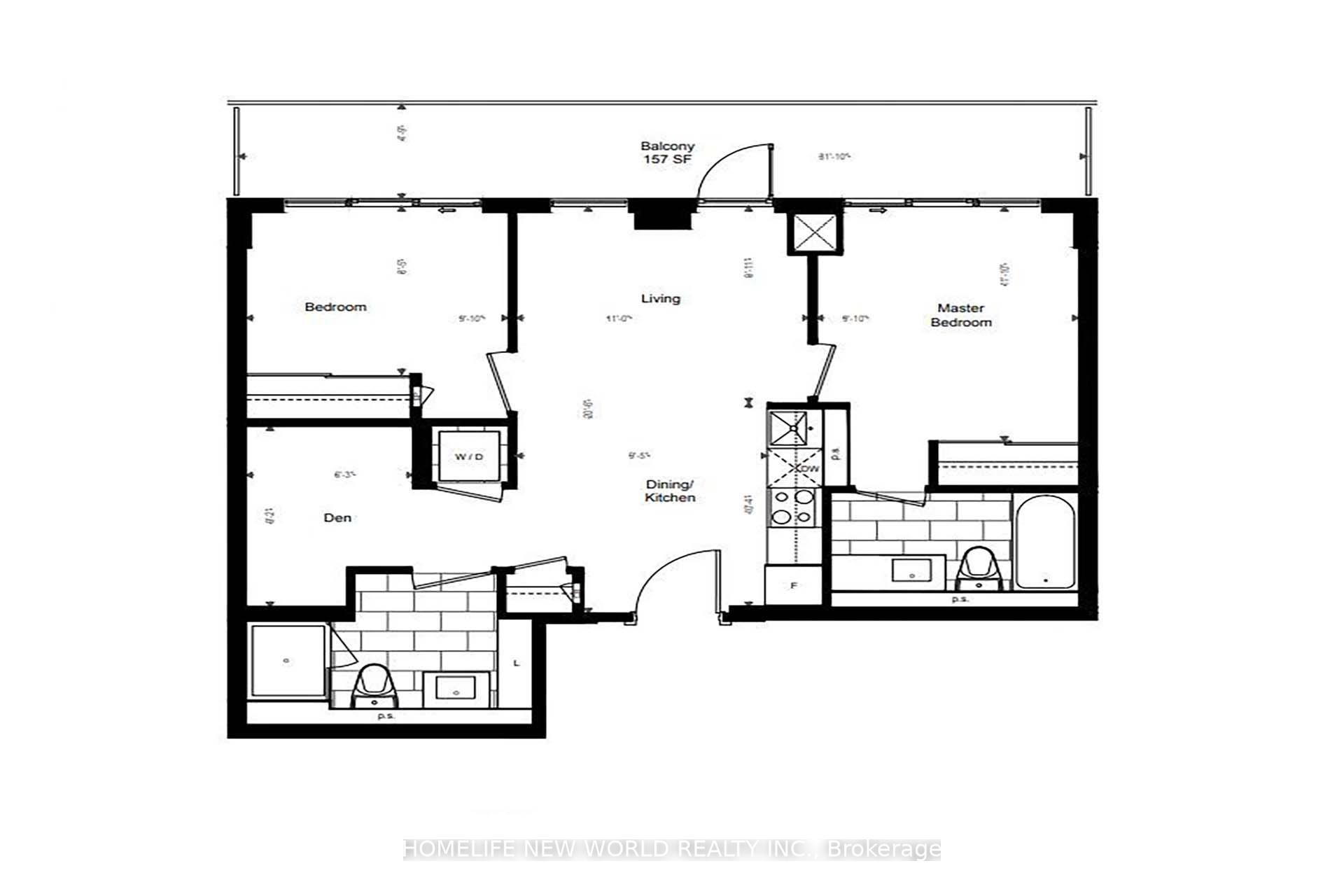 Photo 16 of Unit 2708 E, 70 Princess Street E, Toronto, Waterfront Communities — HOMEH