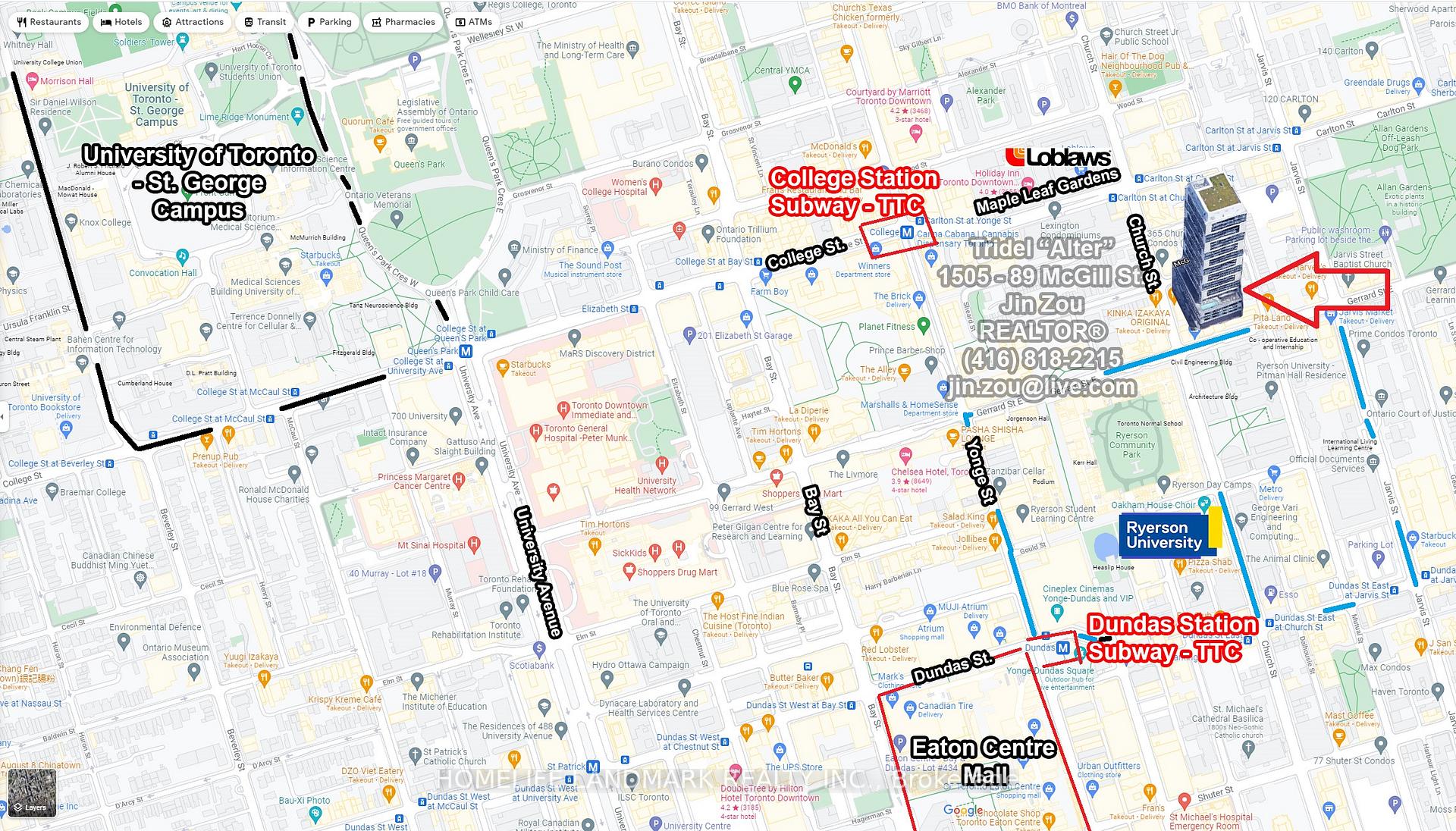 Photo 3 of Unit 1505, 89 Mcgill Street, Toronto, Church-Yonge Corridor — HOMEH