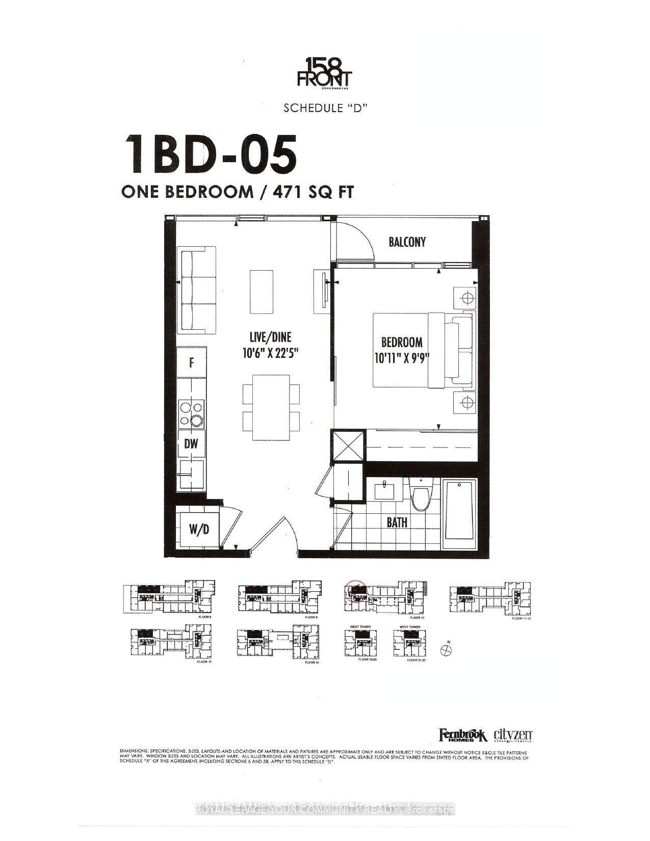 Photo 1 of Unit 804, 158 Front Street E, Toronto, Moss Park — HOMEH