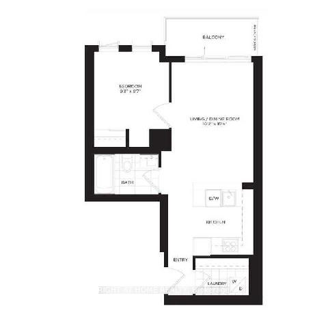 Front of Unit 2313, 170 Sumach Street