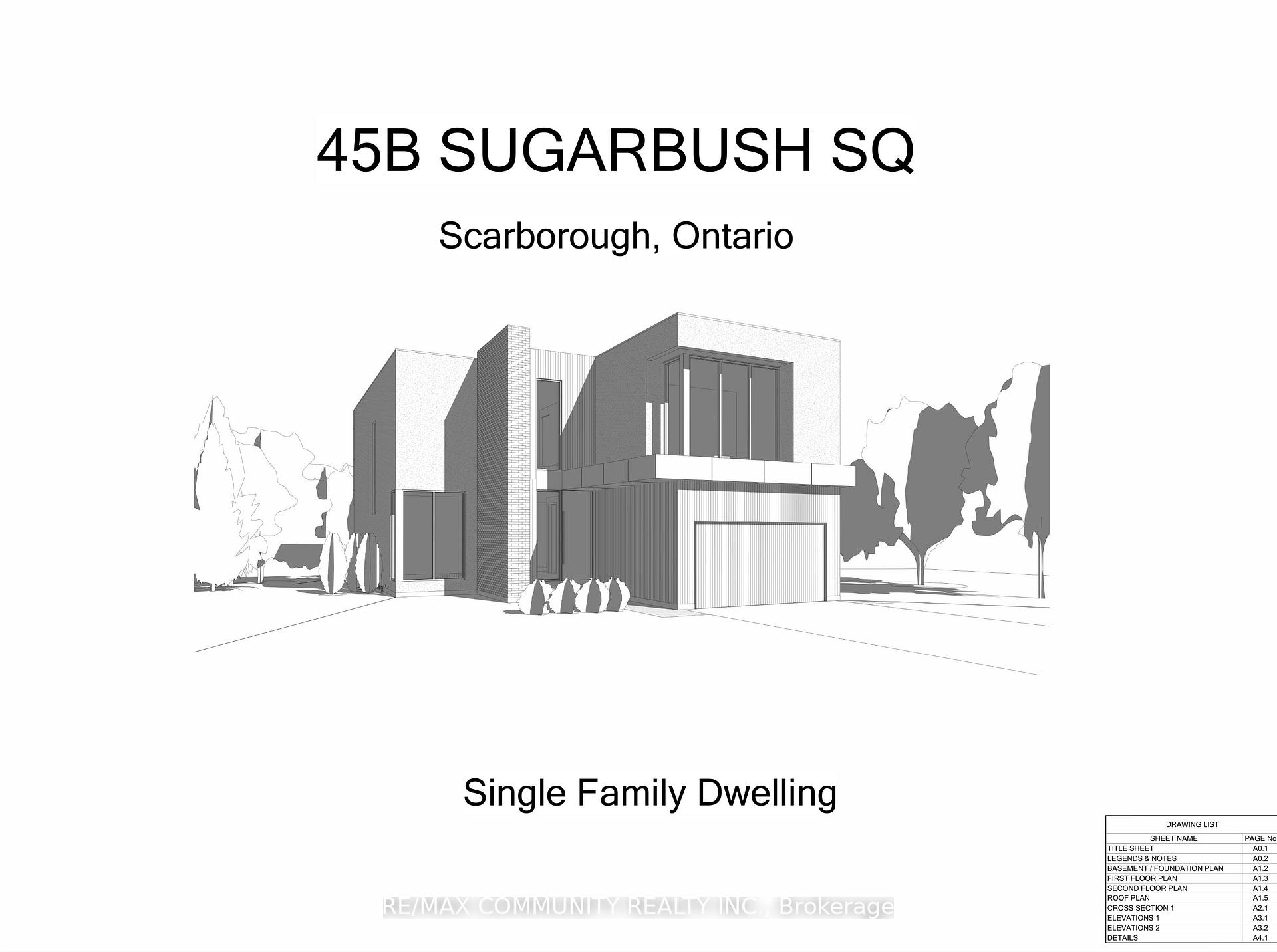Front of 45B Sugarbush Square