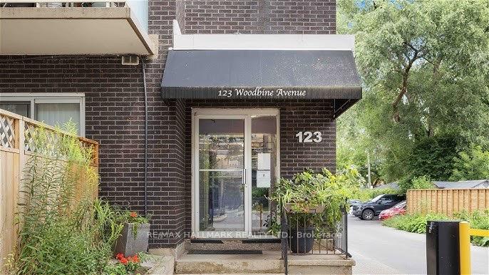 Front of Unit 107, 123 Woodbine Avenue