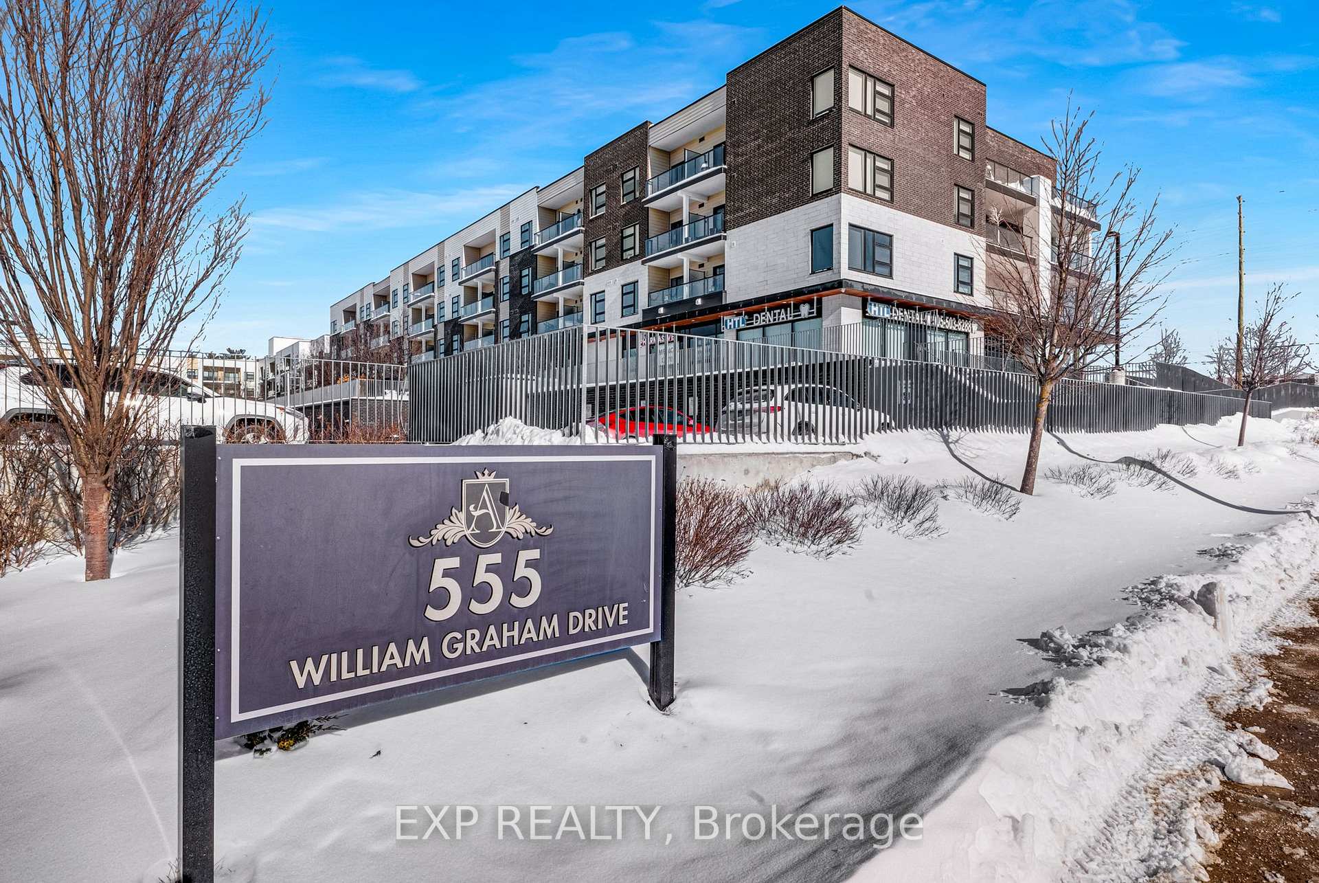 Front of Unit 115, 555 William Graham Drive
