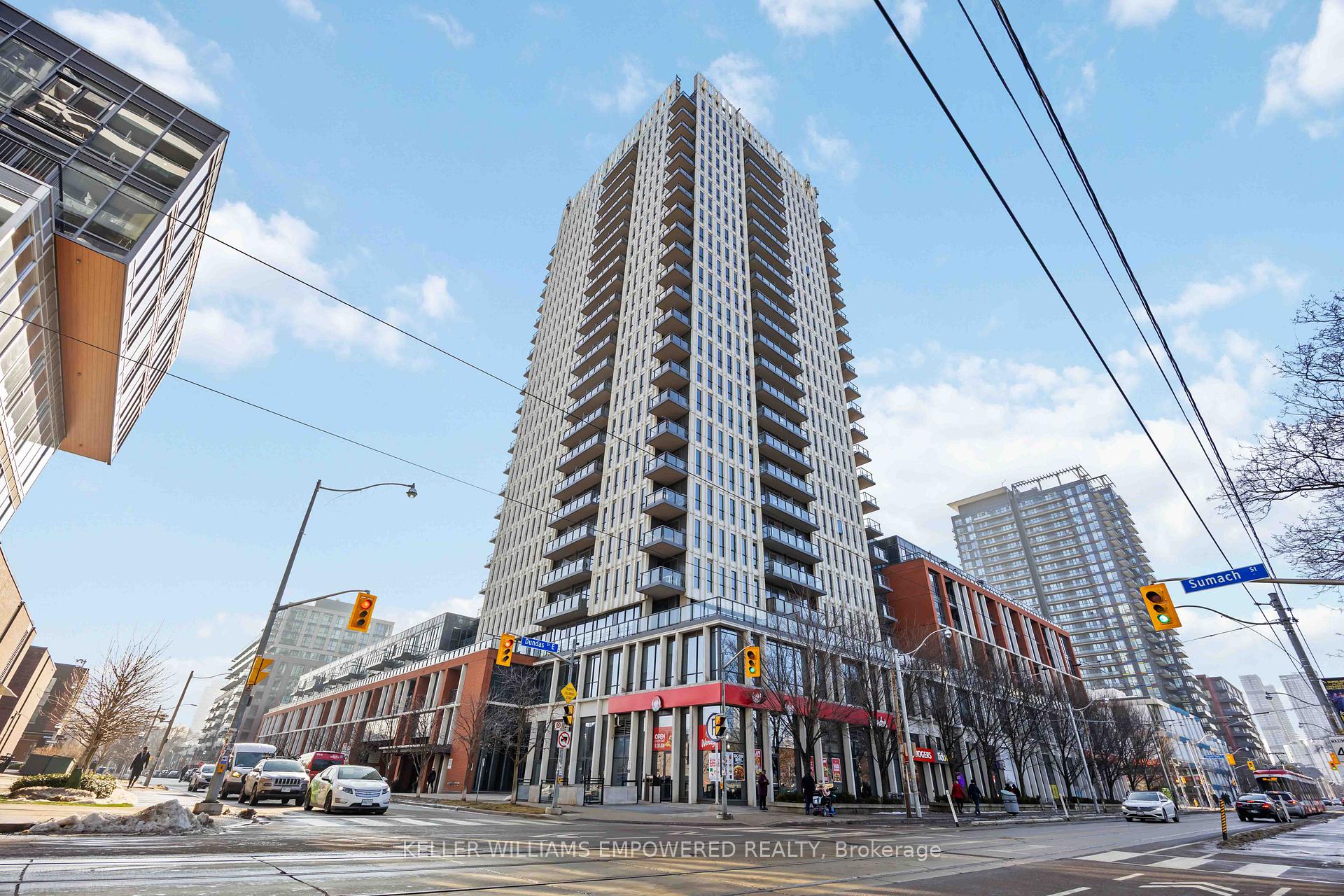 Front of Unit 1005, 170 Sumach Street