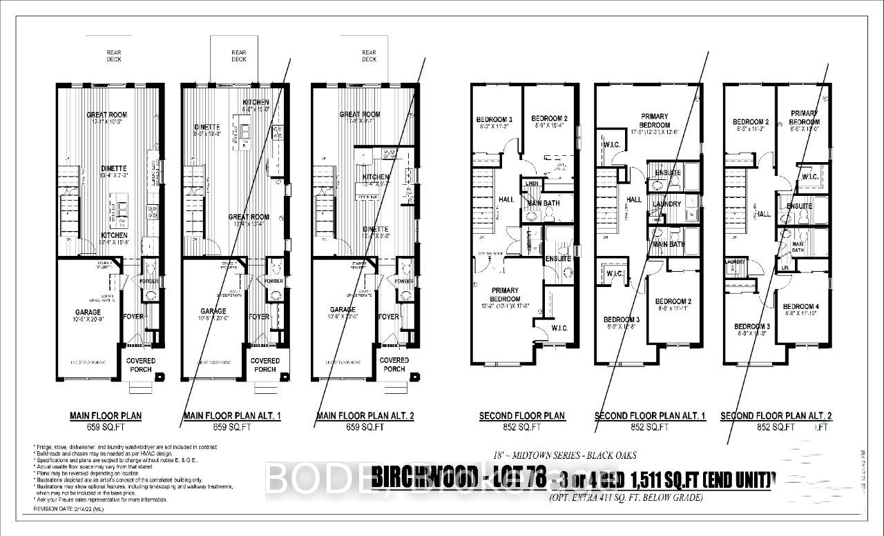 Photo 2 of Unit 78-P, 76 Bur Oak Common, Cambridge, East Galt — HOMEH
