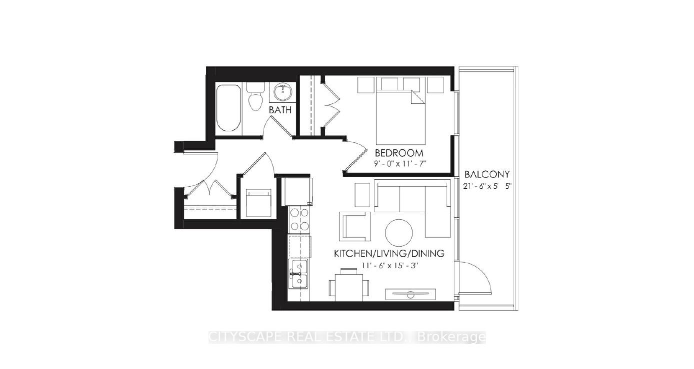 Photo 4 of Unit 804, 60 Charles Street, Kitchener, City Commercial Core — HOMEH