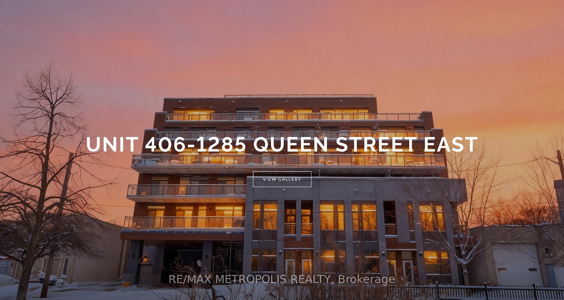 Photo 1 of Unit 406, 1285 Queen Street E, Toronto, Greenwood-Coxwell — HOMEH