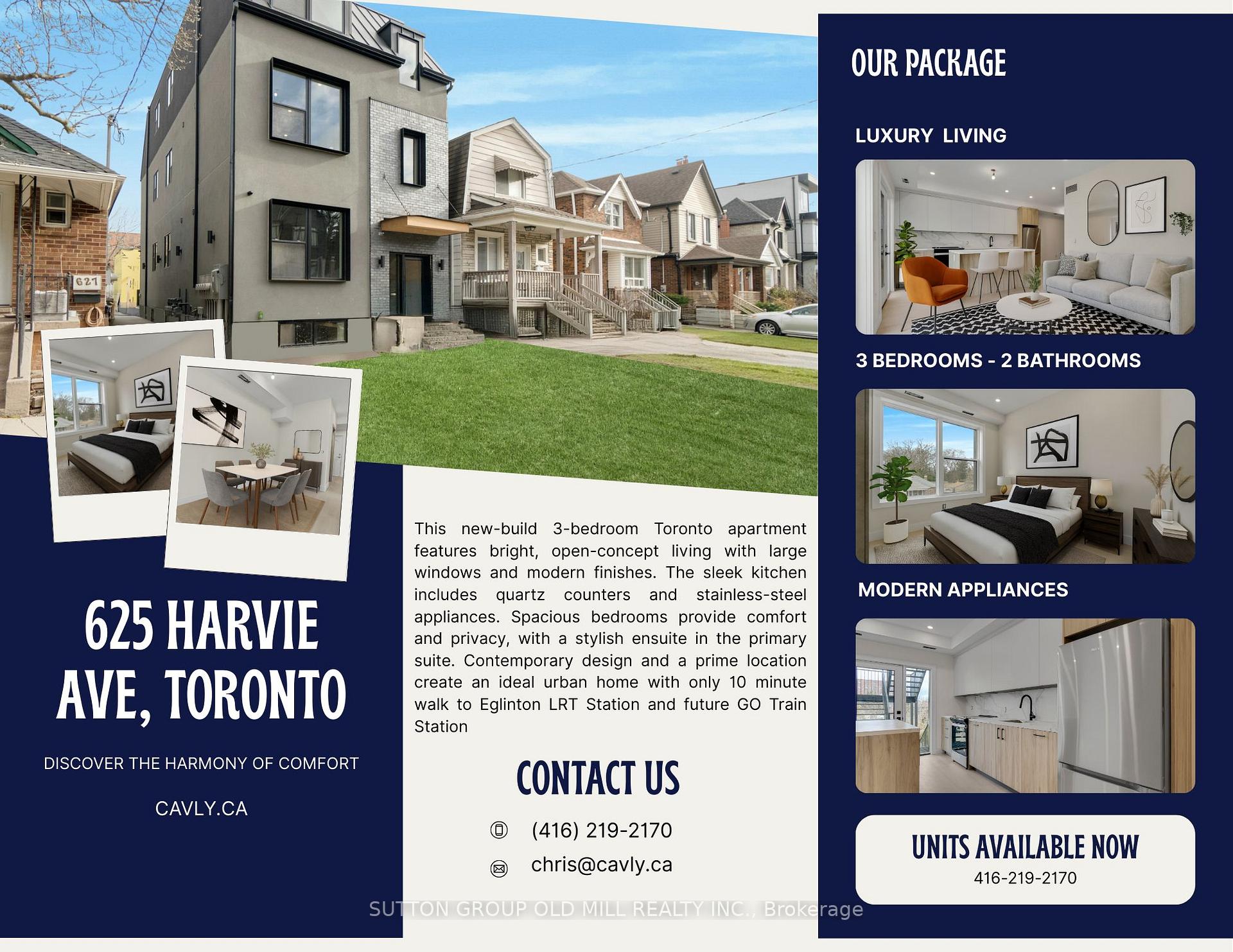 Front of Unit 01, 625 Harvie Avenue