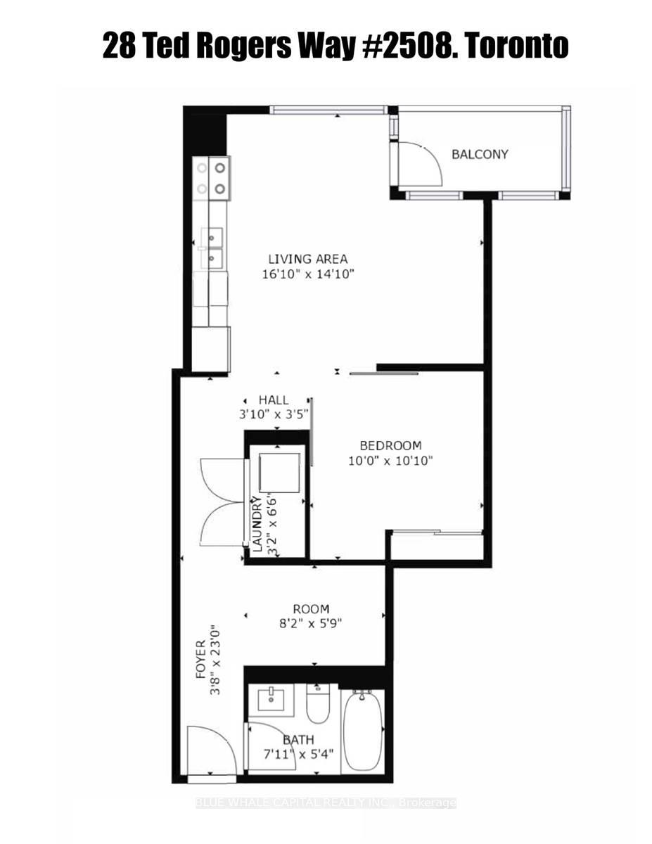 Photo 13 of Unit 2508, 28 Ted Rogers Way, Toronto, Church-Yonge Corridor — HOMEH