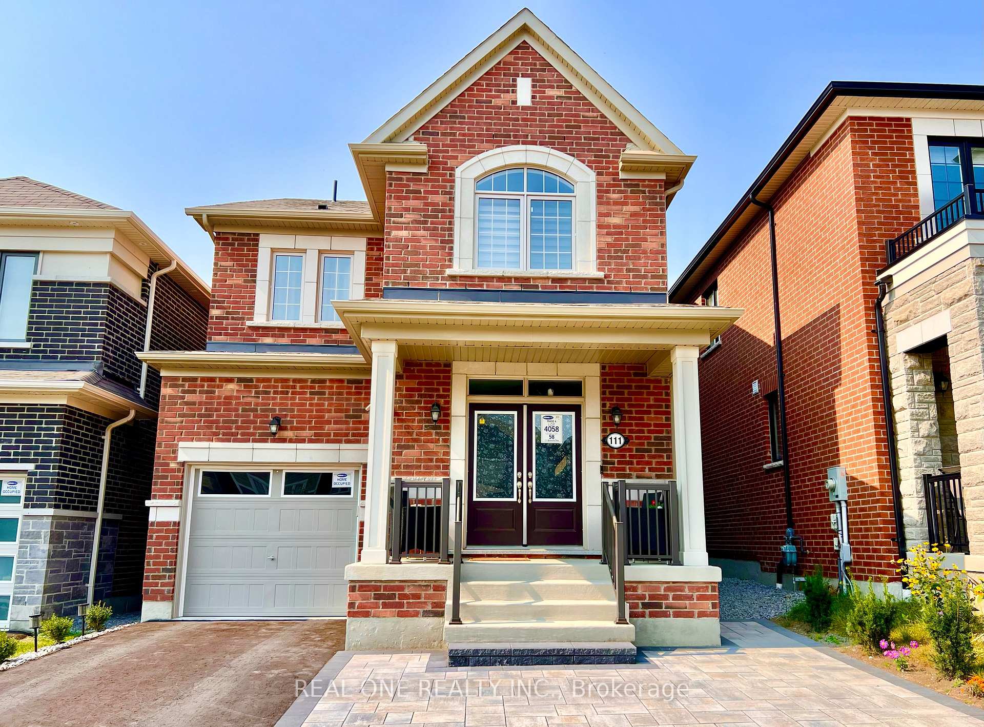 Front of 111 Barkerville Drive