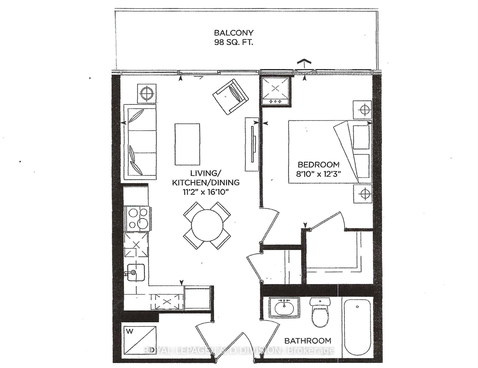 Photo 5 of Unit S811, 120 Bayview Avenue, Toronto, Waterfront Communities — HOMEH
