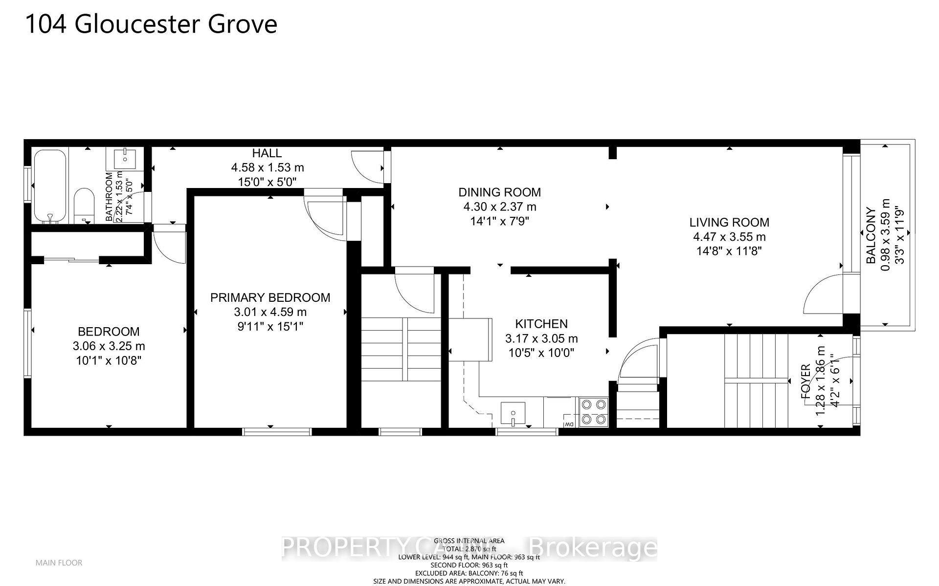 Photo 10 of Unit Ph2, 104 Gloucester Grove, Toronto, Oakwood Village — HOMEH