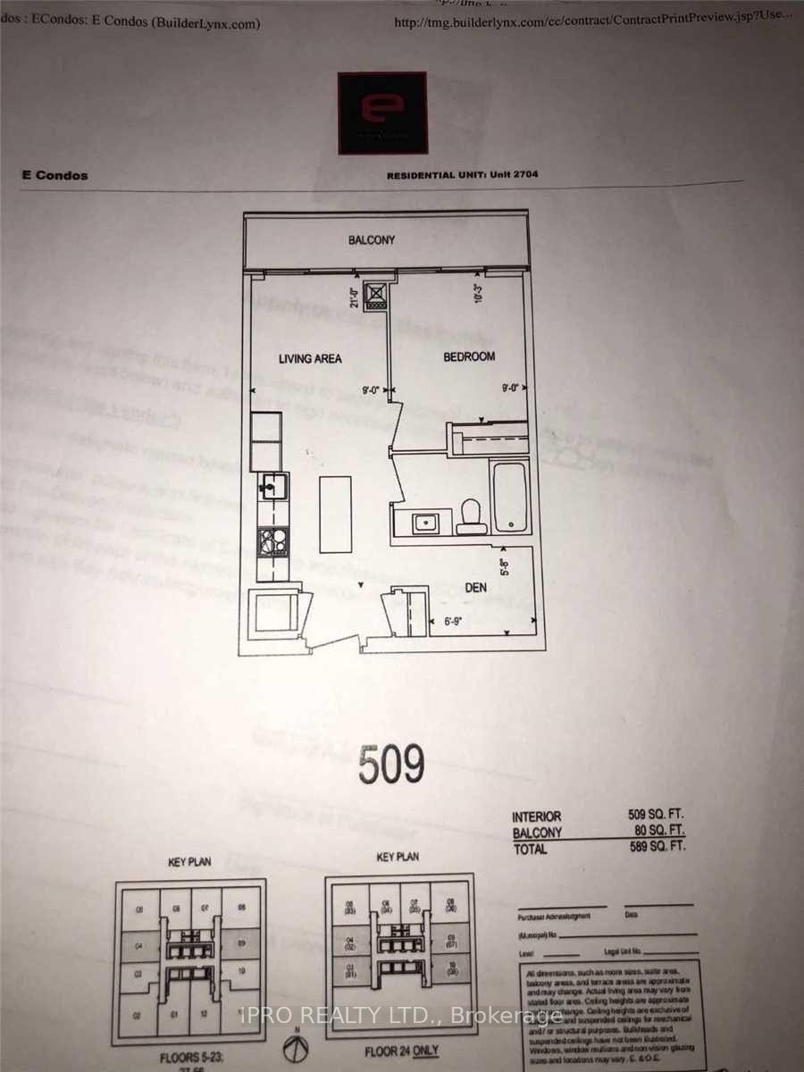 Photo 5 of Unit 2704, 8 Eglinton Avenue E, Toronto, Mount Pleasant West — HOMEH