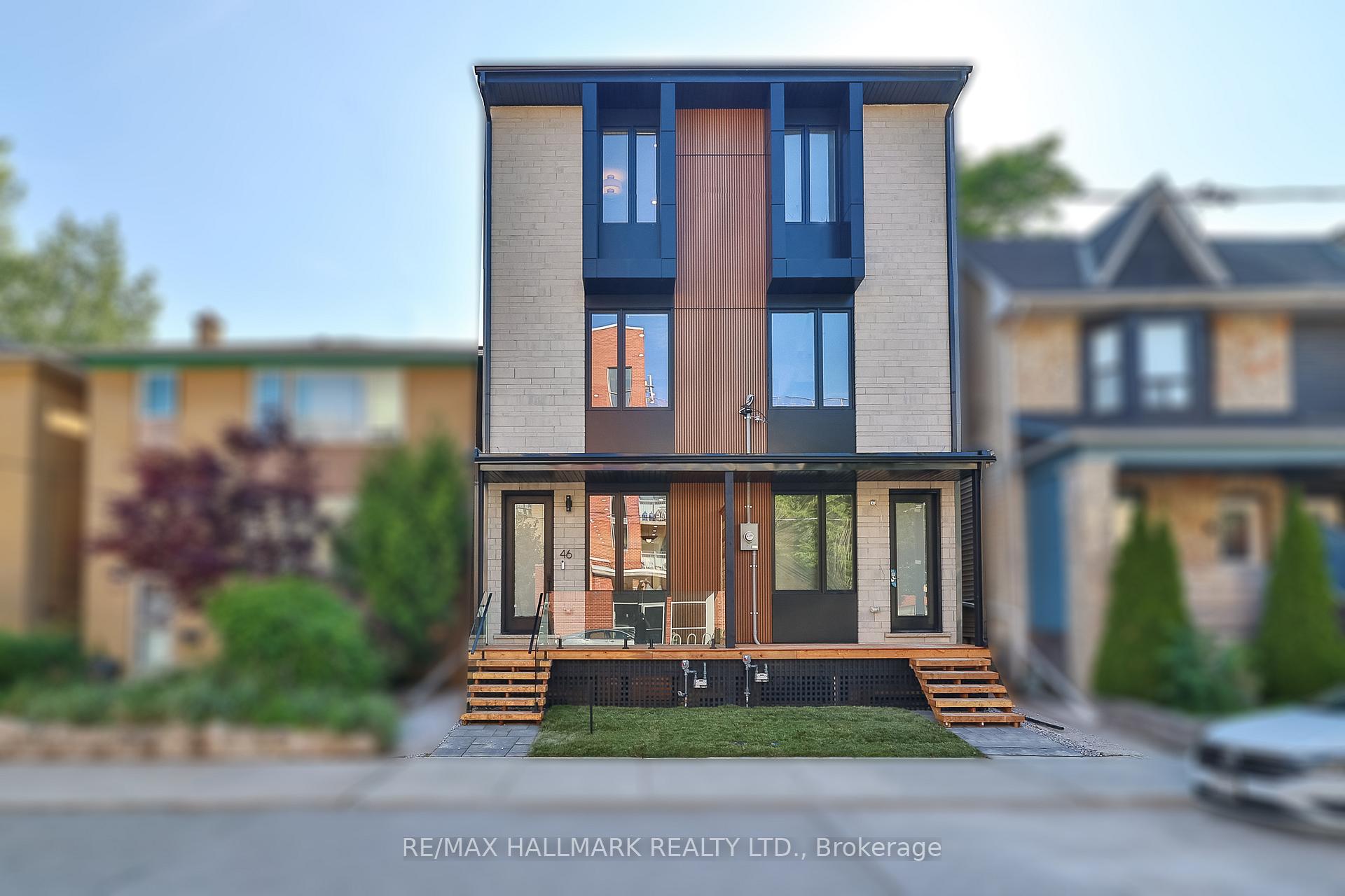 Front of 46A Pape Avenue