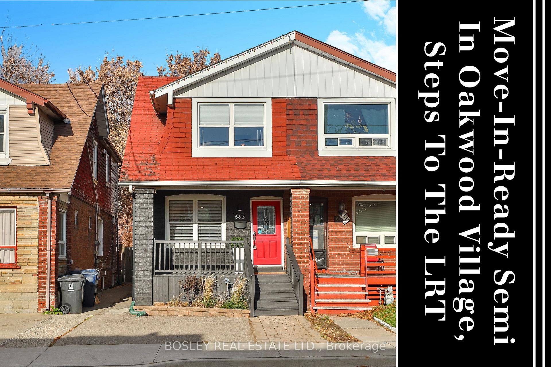 Front of 663 Vaughan Road