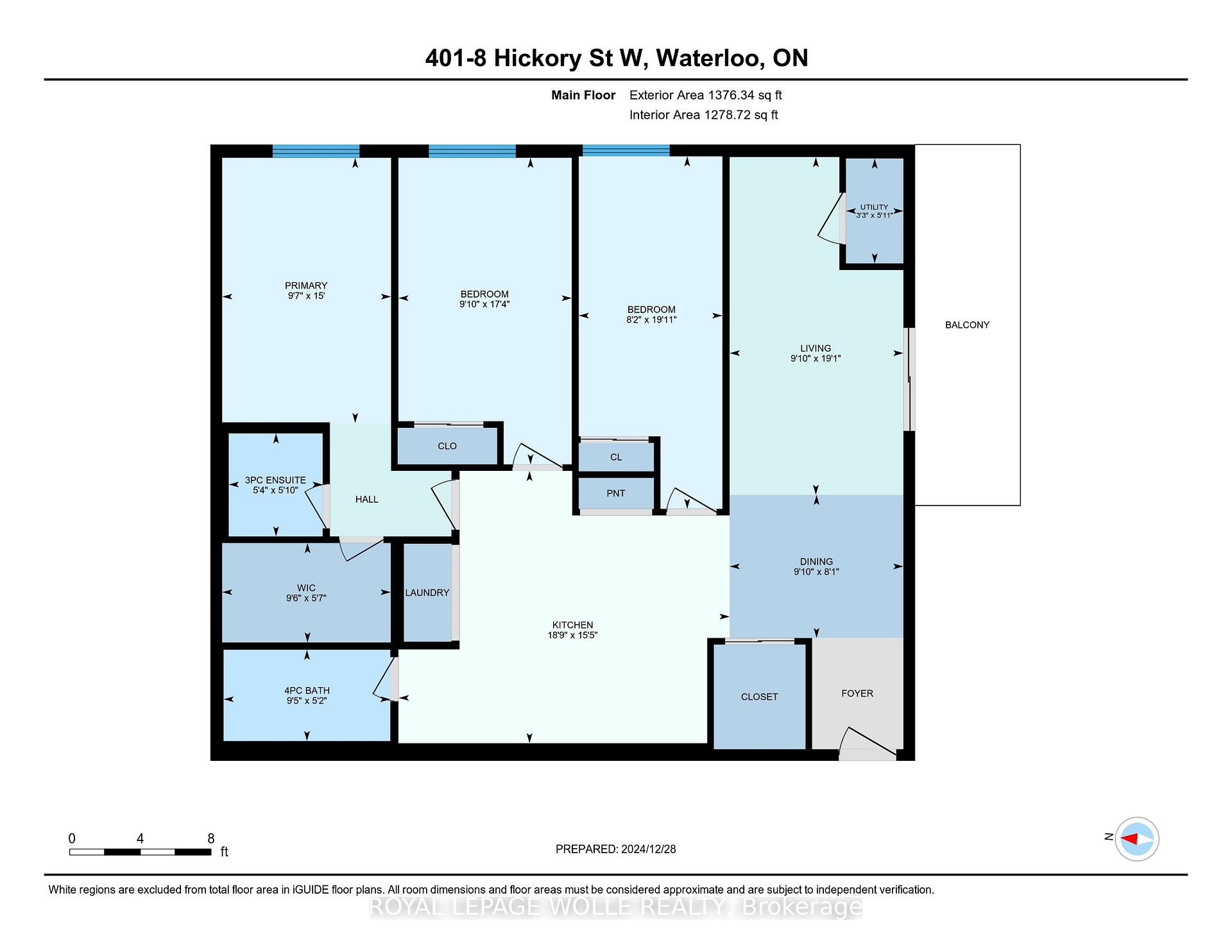 Photo 17 of Unit 401, 8 Hickory Street W, Waterloo, Beechwood/University — HOMEH