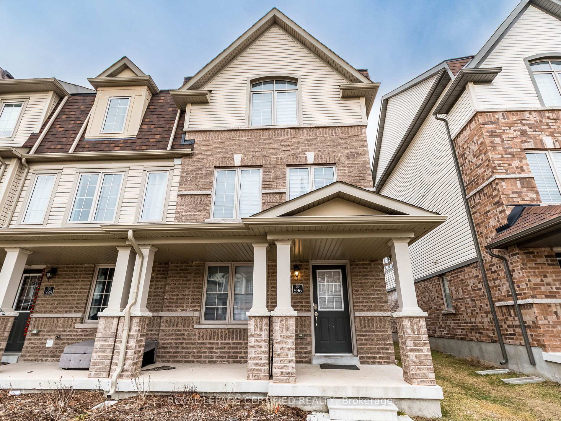 Front of 596 Linden Drive
