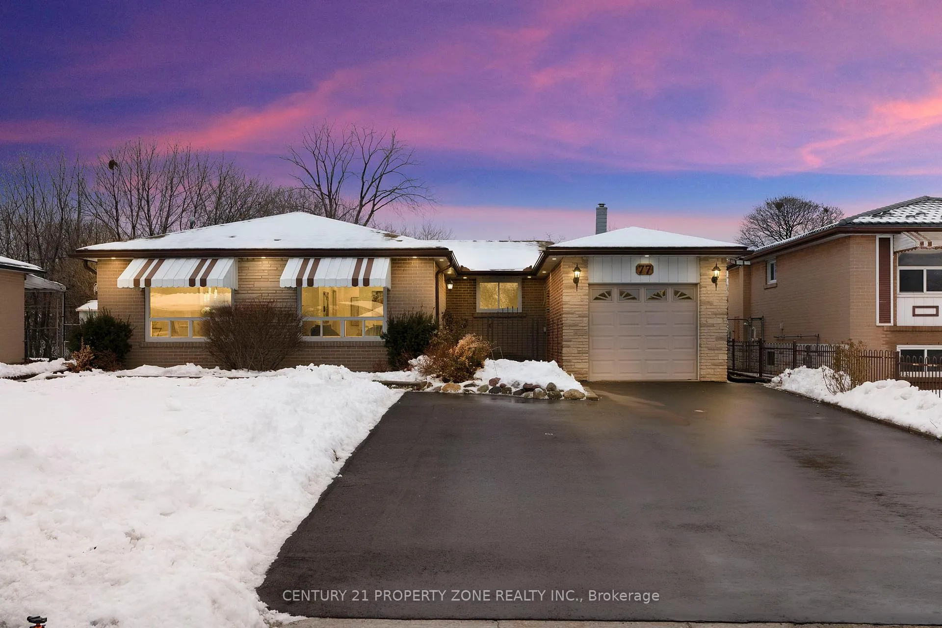 Front of 77 Belmont Drive
