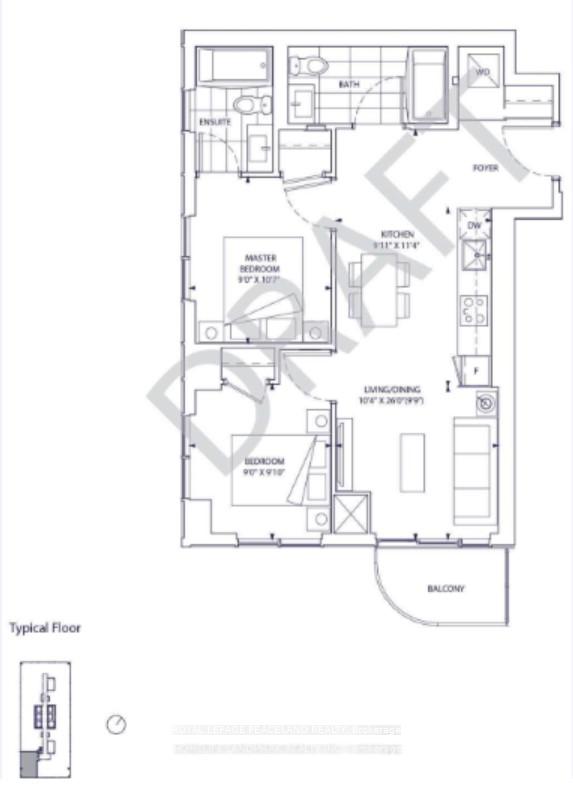 Photo 15 of Unit 2706, 195 Commerce Street, Vaughan, Vaughan Corporate Centre — HOMEH