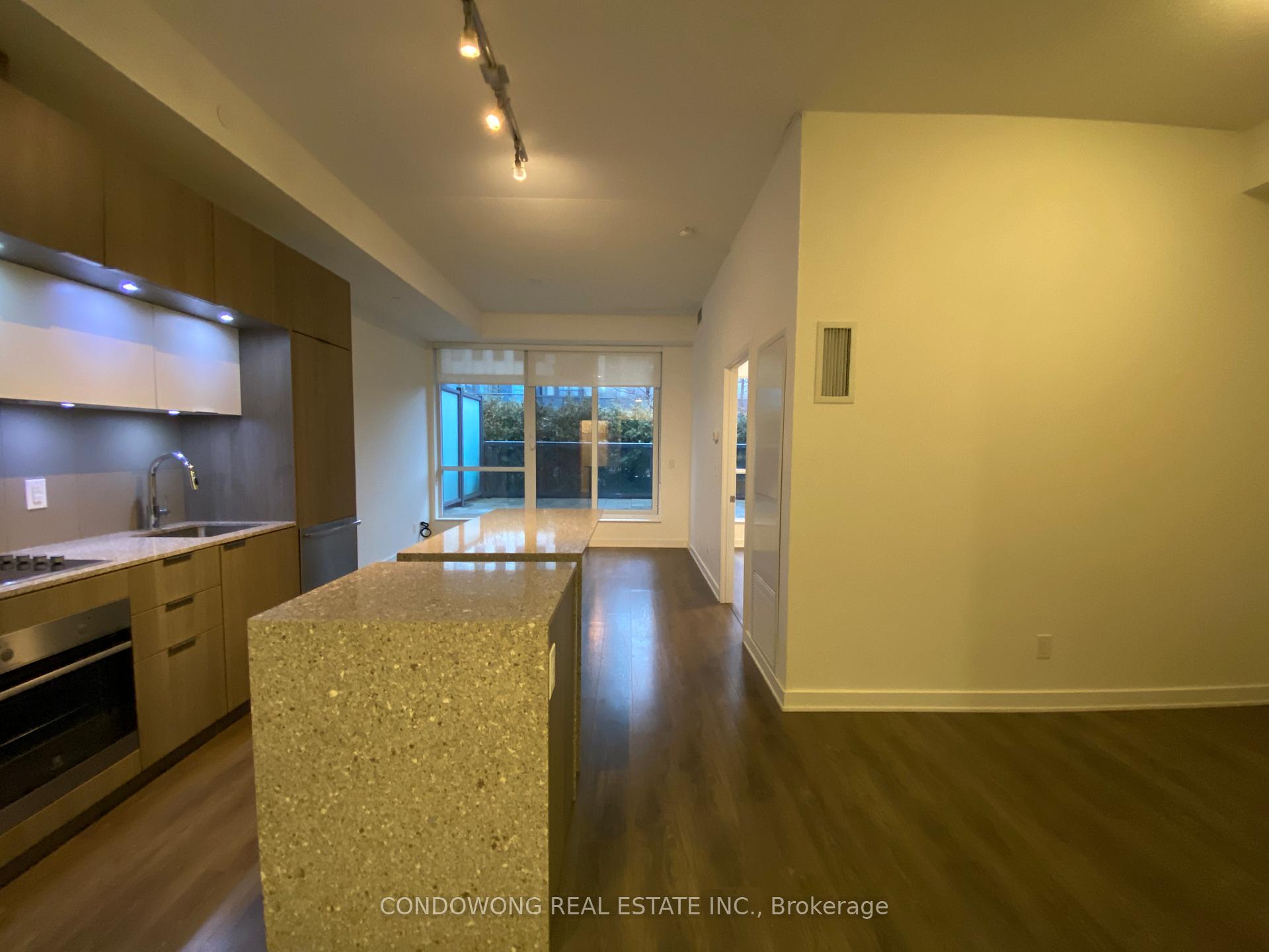 Front of Unit 407, 55 Regent Park Boulevard