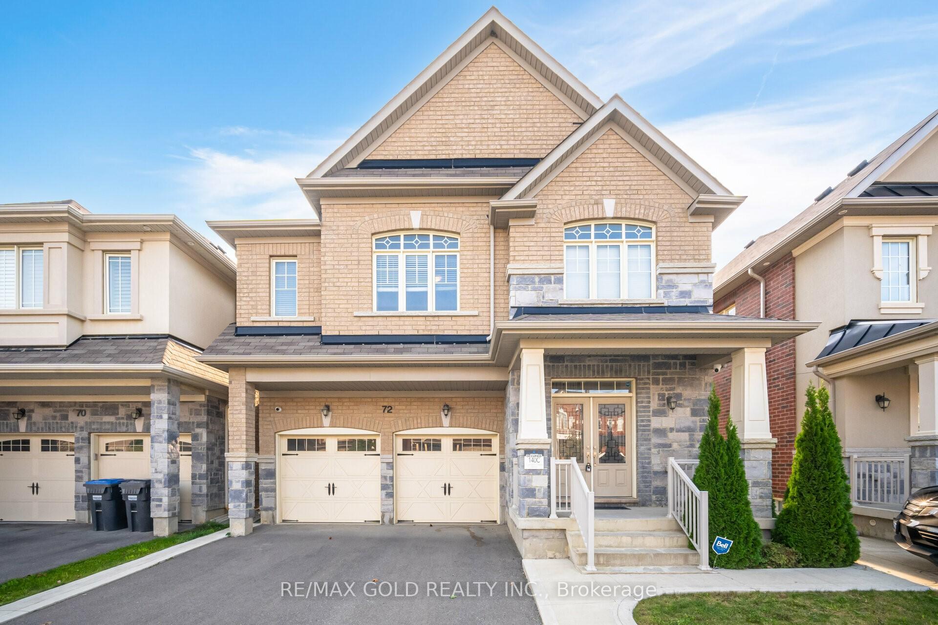 Photo 1 of 72 Russell Creek Drive, Brampton, Sandringham-Wellington North — HOMEH