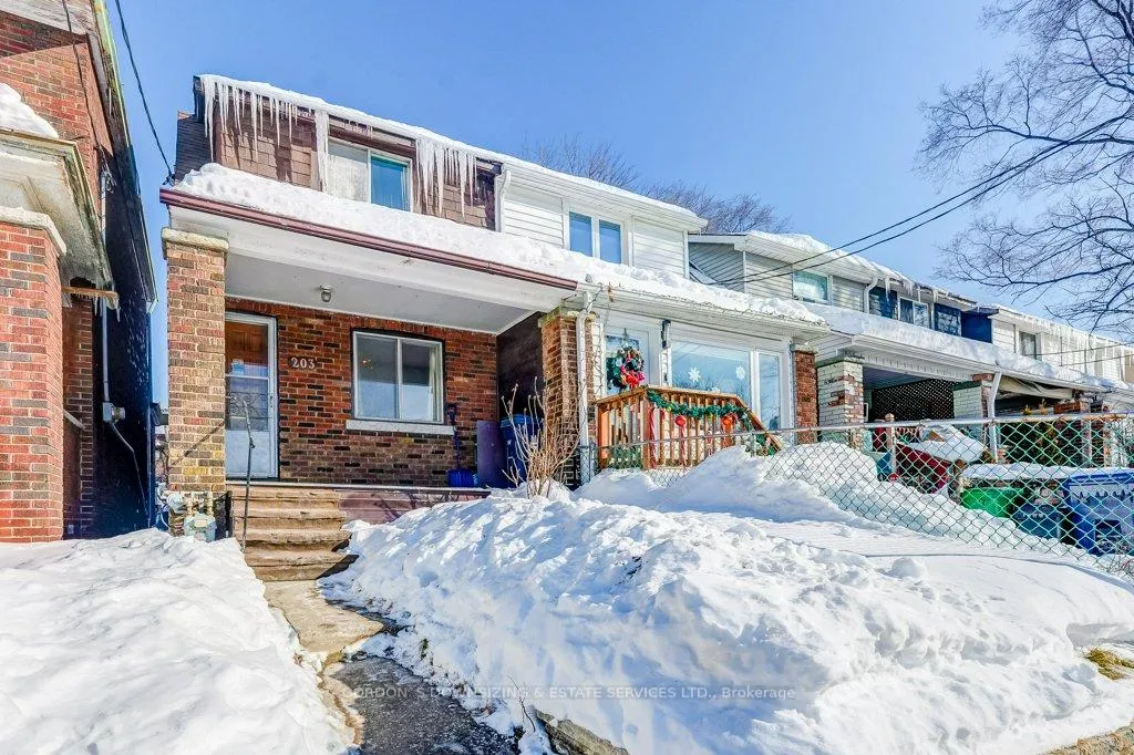 Front of 203 Donlands Avenue