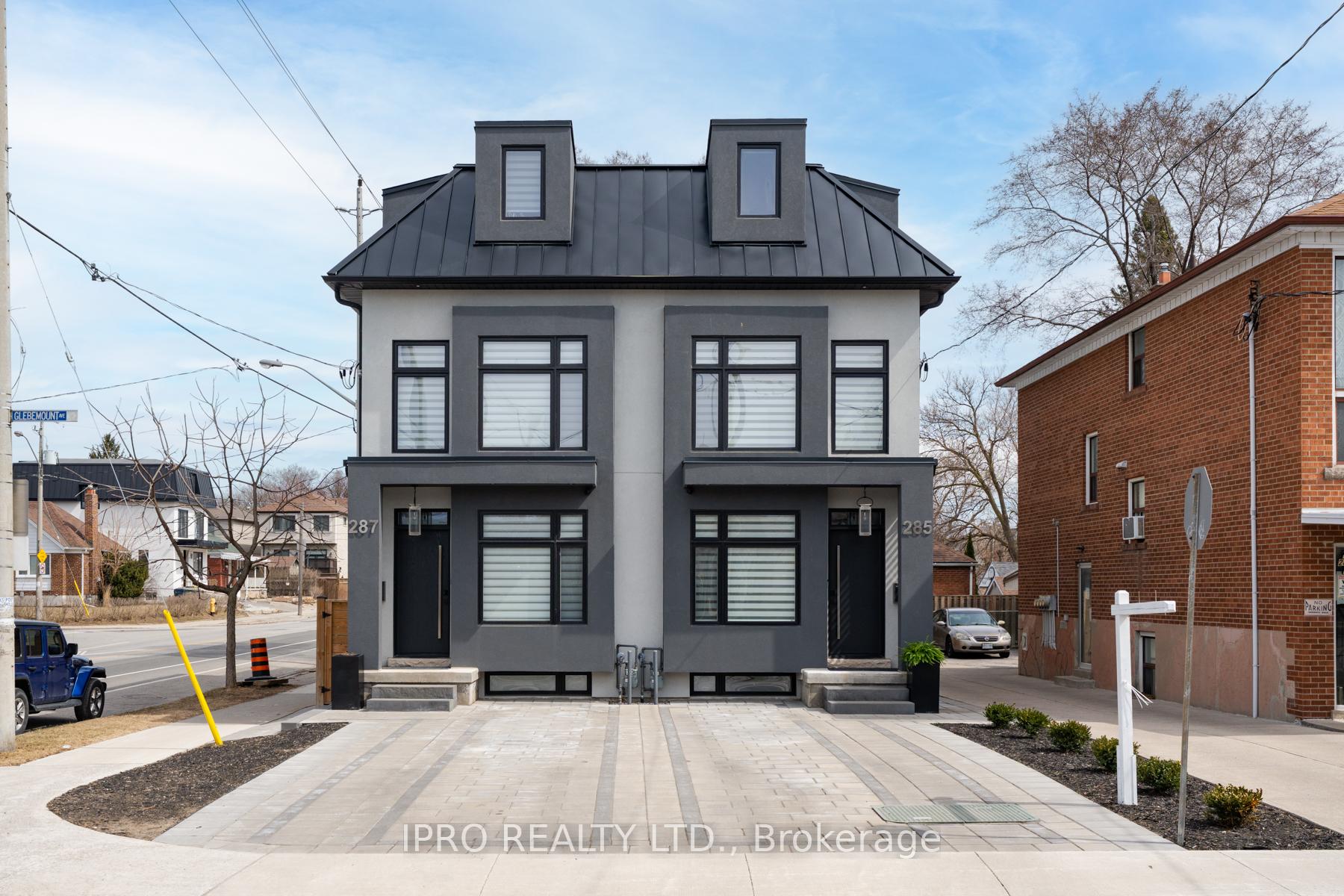 Front of 285 Glebemount Avenue