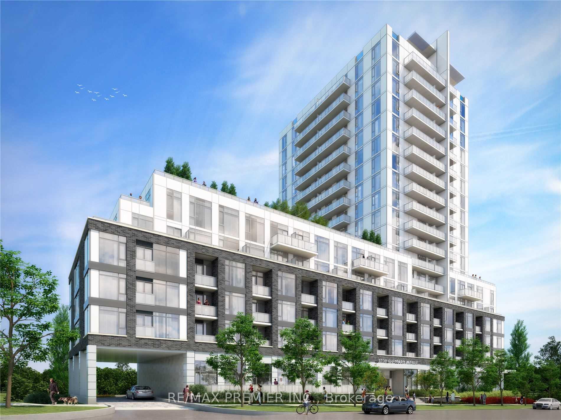 Front of Unit 304, 3220 Sheppard Avenue E