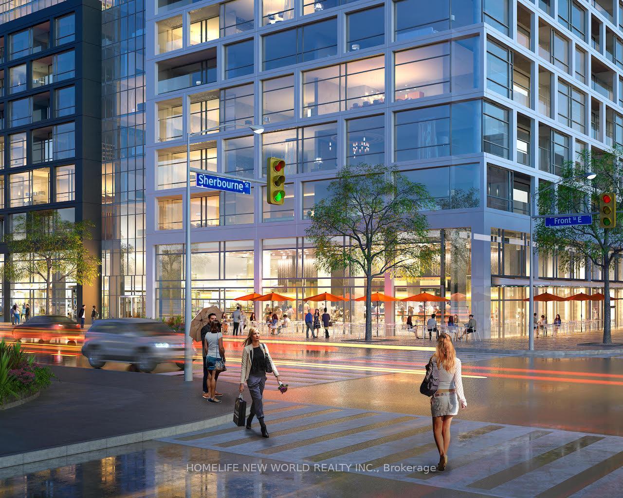 Front of Unit 1732 W, 135 Lower Sherbourne Street W